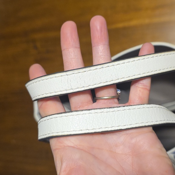 Kate Spade Ash Street Logo Triple Compartment Tote in natural/cream white canvas - Picture 13 of 16